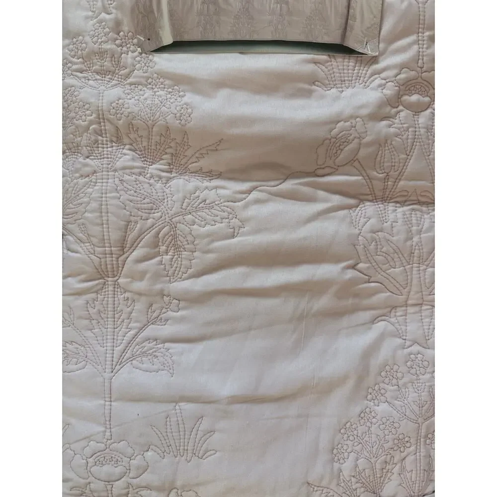Emily Rose 3-Piece Reversible Full/Queen Quilt Set – Blush Pink / Floral